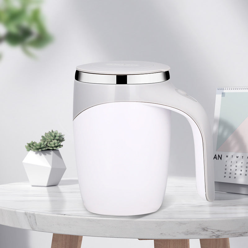 Self-Stirring Magnetic Coffee Mug — Rechargeable Auto-Mixing Cup