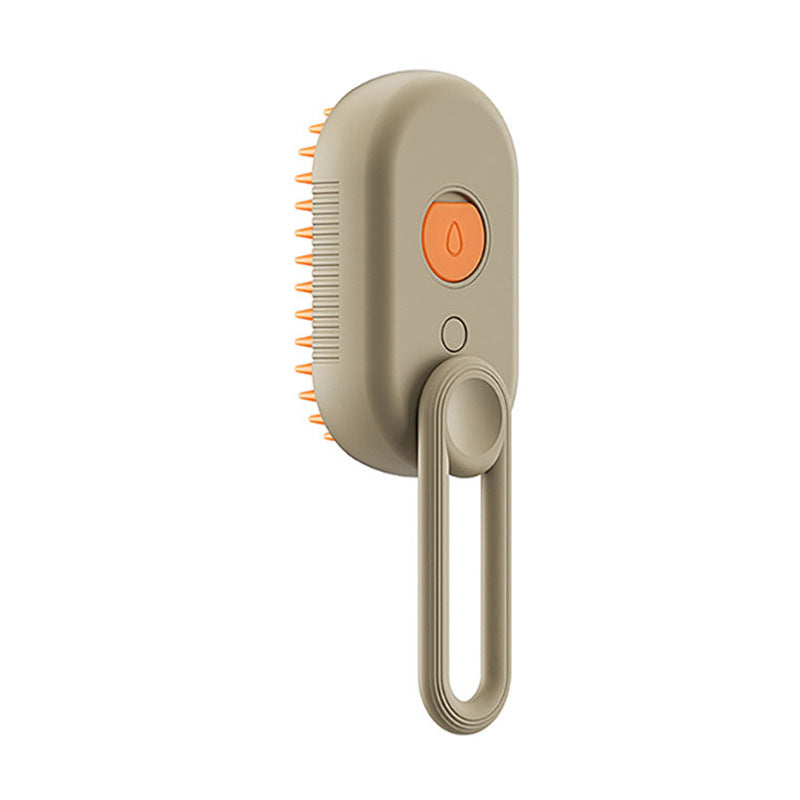 3-in-1 Steam Pet Grooming Brush — Self-Cleaning De-Shedder for Dogs & Cats