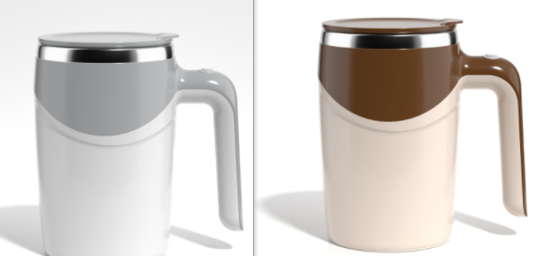 Self-Stirring Magnetic Coffee Mug — Rechargeable Auto-Mixing Cup