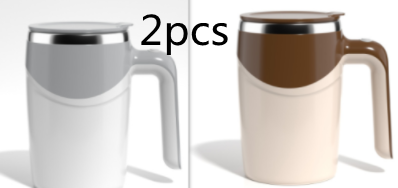 Self-Stirring Magnetic Coffee Mug — Rechargeable Auto-Mixing Cup