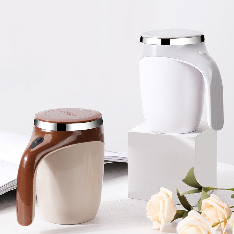 Self-Stirring Magnetic Coffee Mug — Rechargeable Auto-Mixing Cup