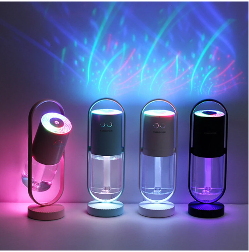 Magic Shadow Humidifier & Projection Night Light — 3-in-1 Aromatherapy Diffuser