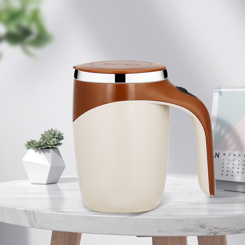 Self-Stirring Magnetic Coffee Mug — Rechargeable Auto-Mixing Cup