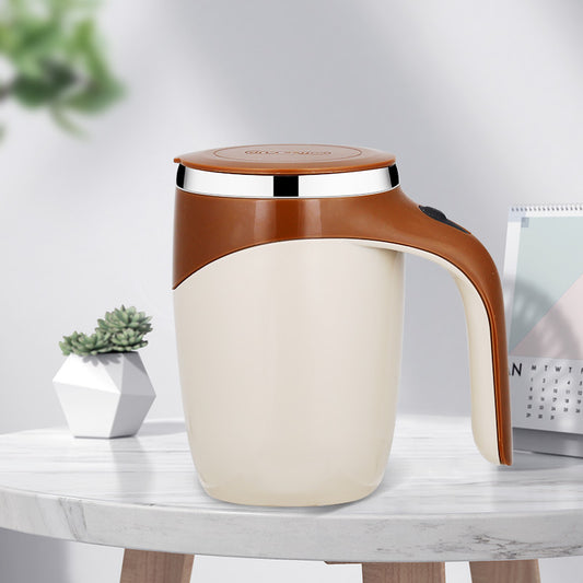 Self-Stirring Magnetic Coffee Mug — Rechargeable Auto-Mixing Cup